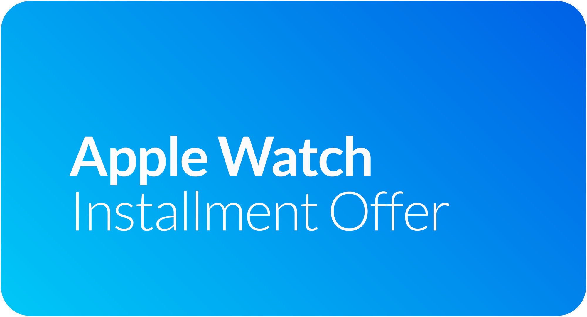 Apple watch installment plan hotsell
