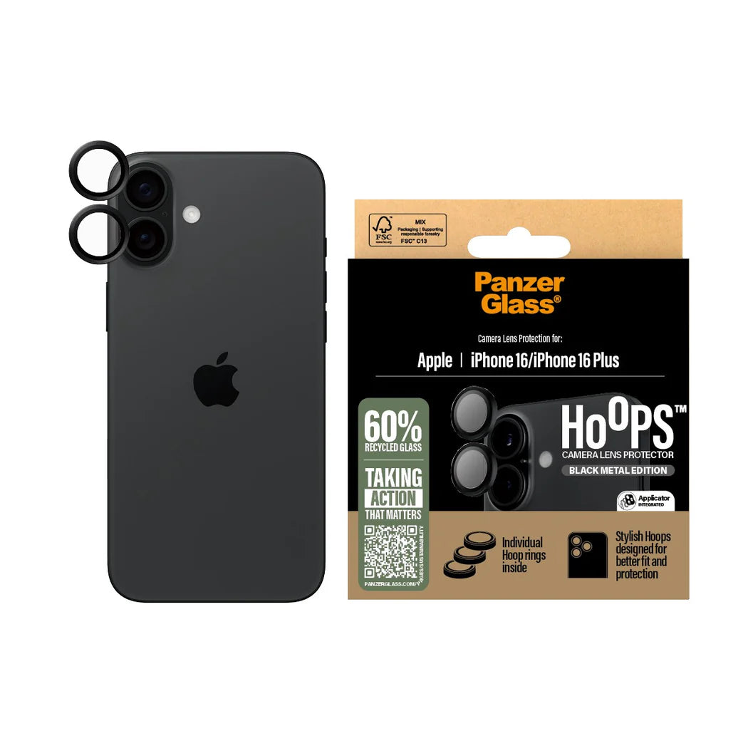 PanzerGlass Hoops Lens Protector for iPhone16/iPhone16Plus