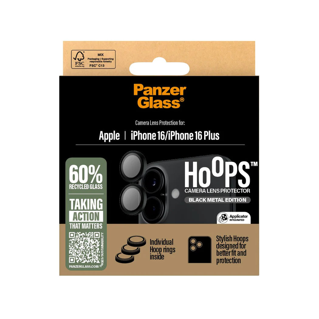 PanzerGlass Hoops Lens Protector for iPhone16/iPhone16Plus
