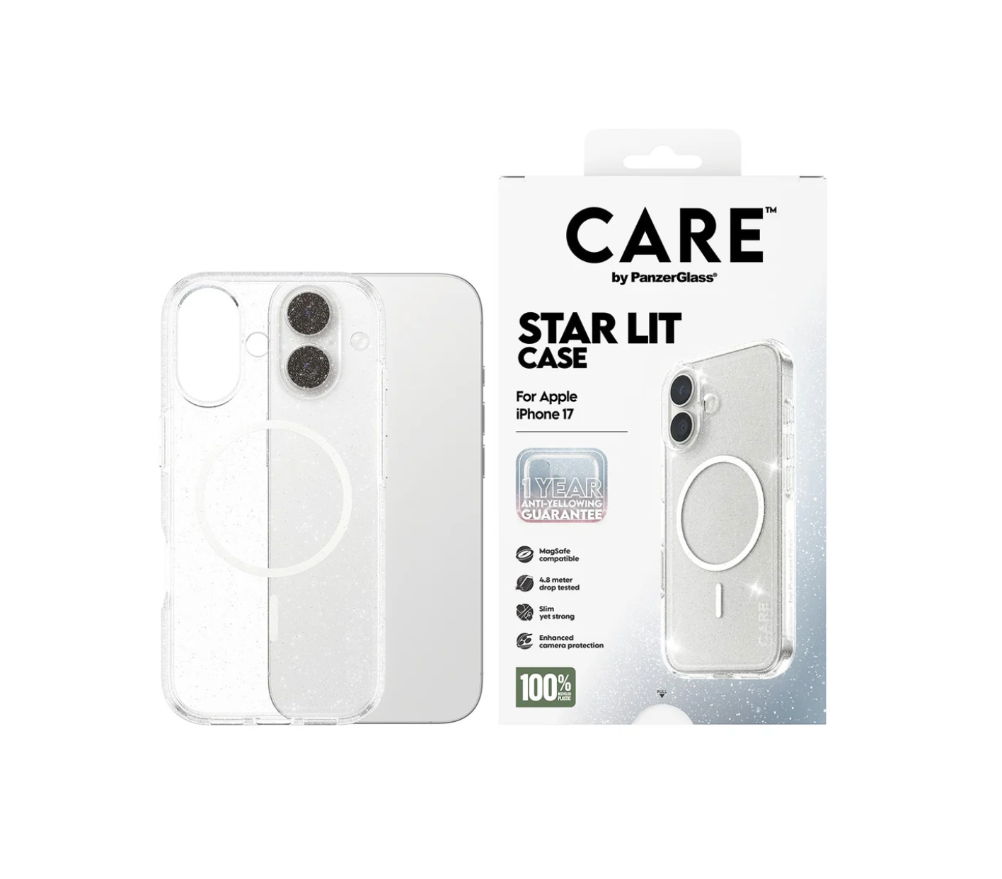 CARE Urban Explorer Case Star Lit with White MagSafe for iPhone 17 Series and iPhone Air