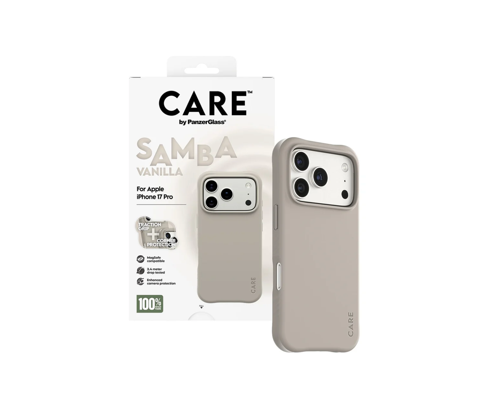 CARE Samba Case Vanilla with MagSafe for iPhone 17 Series and iPhone Air