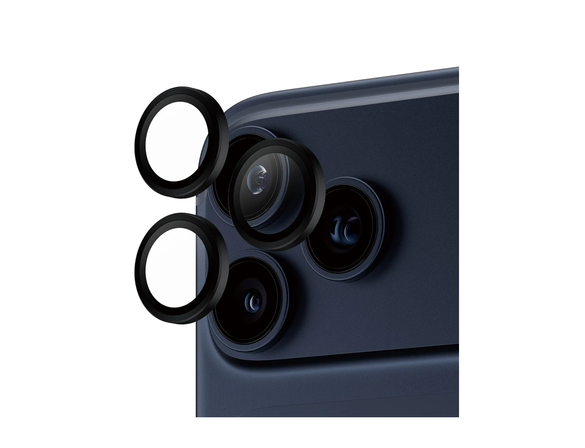 PanzerGlass Hoops Camera Lens Protector Black for iPhone Air & iPhone 17 Series