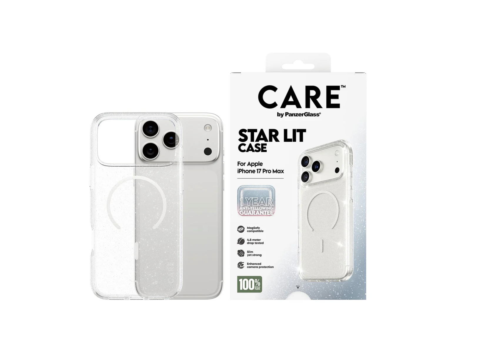 CARE Urban Explorer Case Star Lit with White MagSafe for iPhone 17 Series and iPhone Air