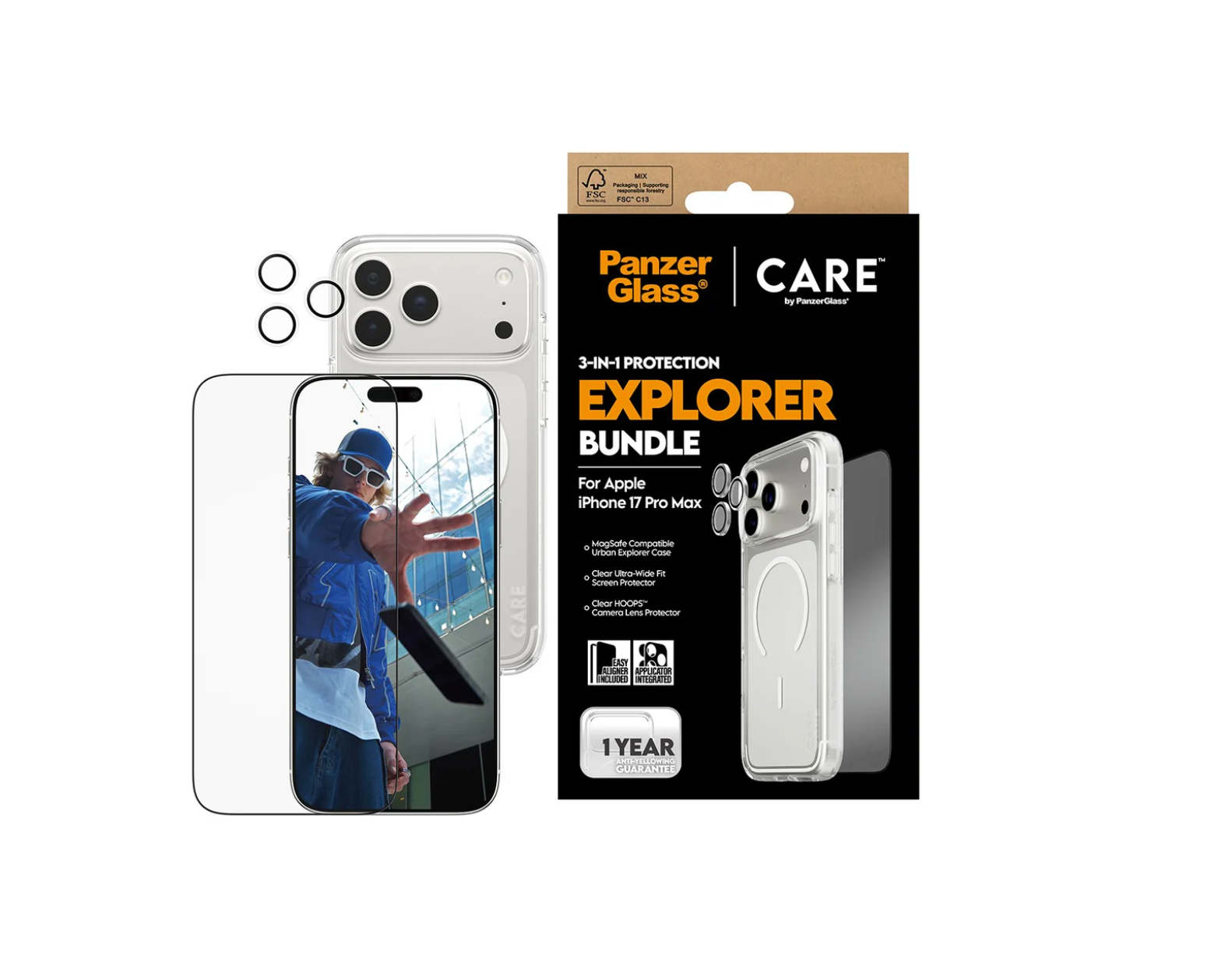 CARE Urban Explorer 3-in-1 Bundle for iPhone 17 Series and iPhone Air