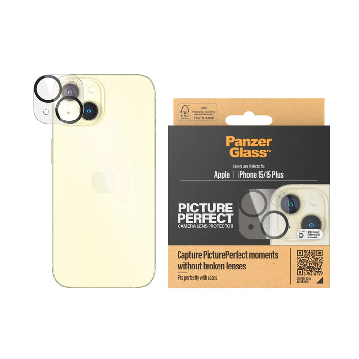 PanzerGlass Picture Perfect Camera Lens Protector iPhone 15 Series