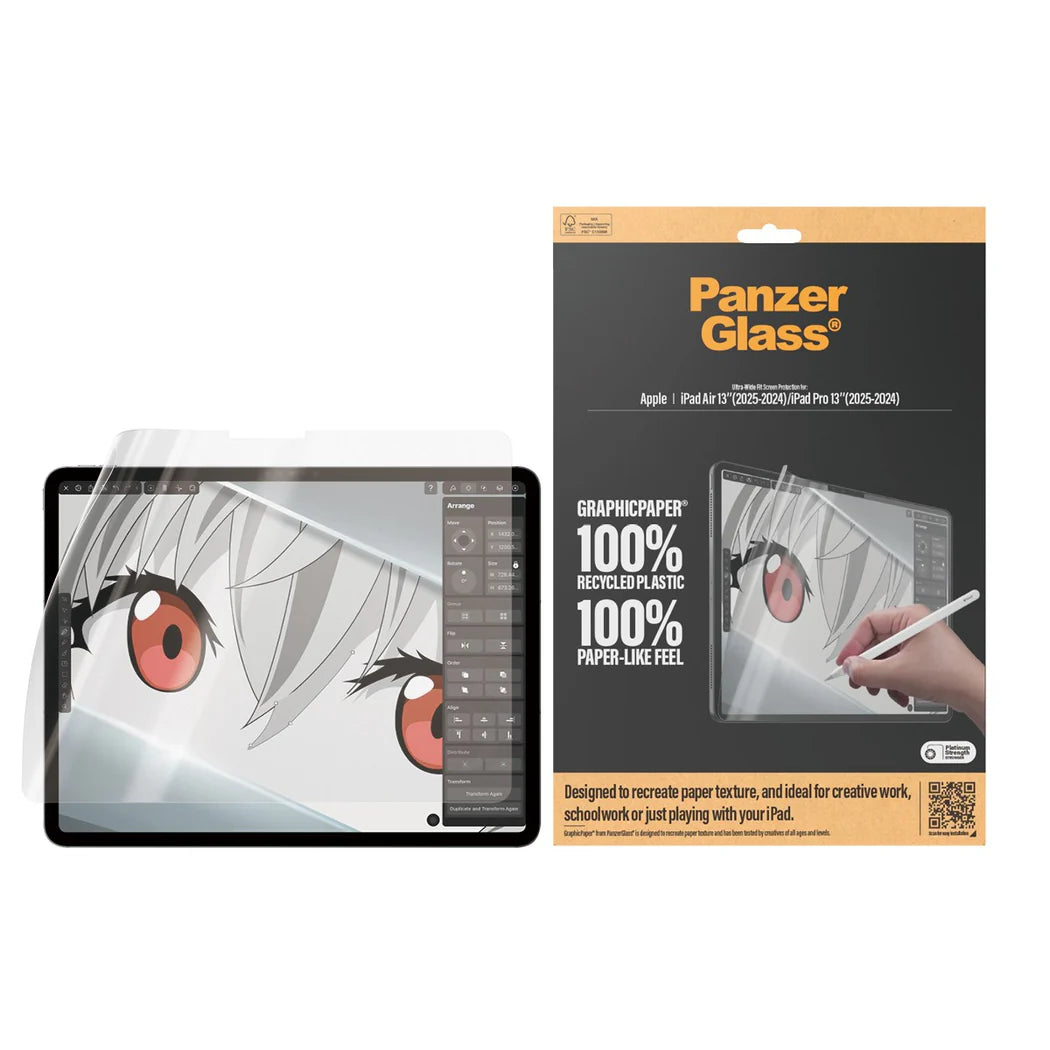PanzerGlass GraphicPaper Screen Protector Ultra-Wide Fit for iPad (2024-2025)