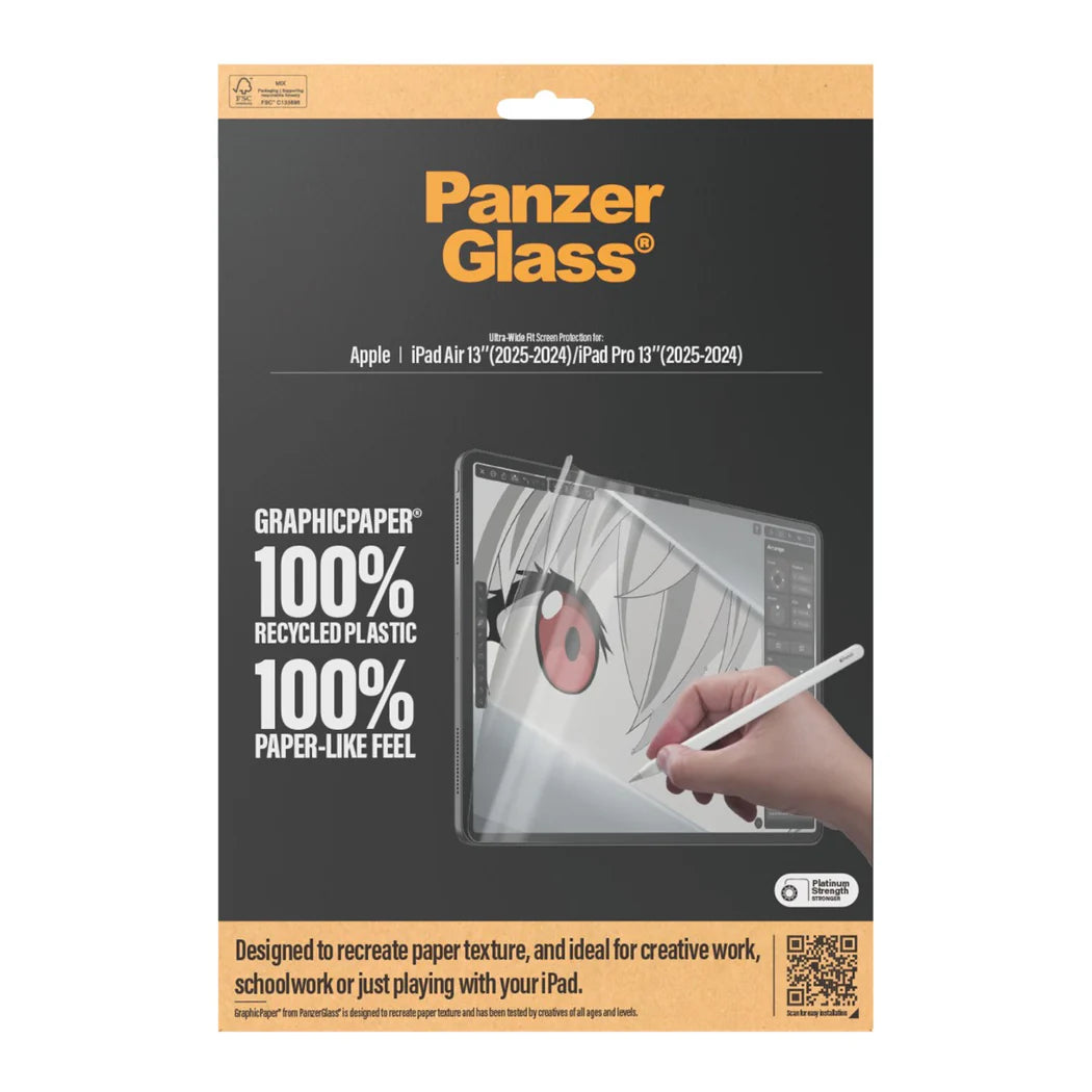PanzerGlass GraphicPaper Screen Protector Ultra-Wide Fit for iPad (2024-2025)