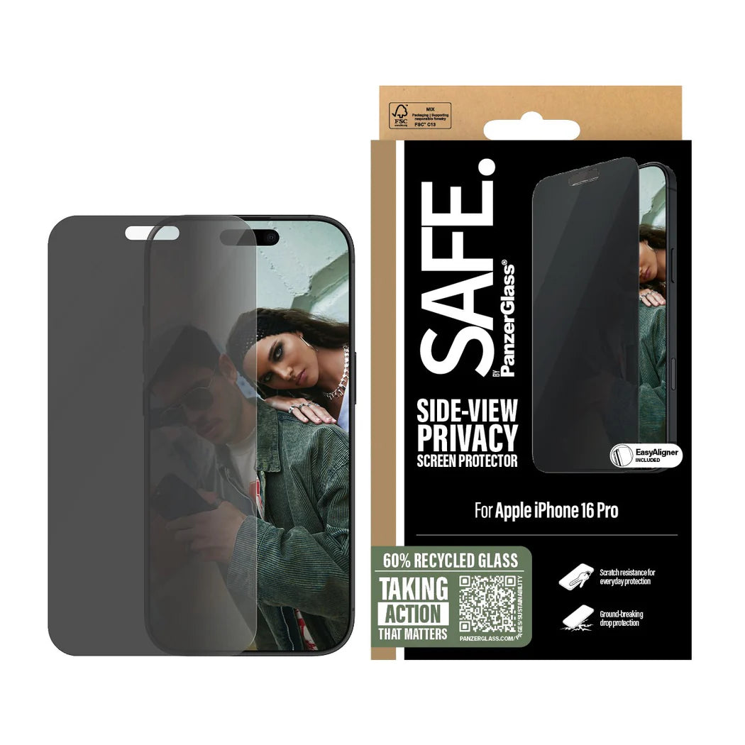 Safe Privacy Screen Protector for iPhone 16 Series