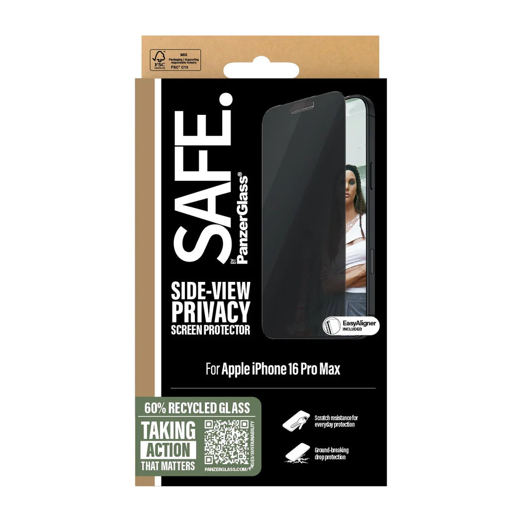 Safe Privacy Screen Protector for iPhone 16 Series