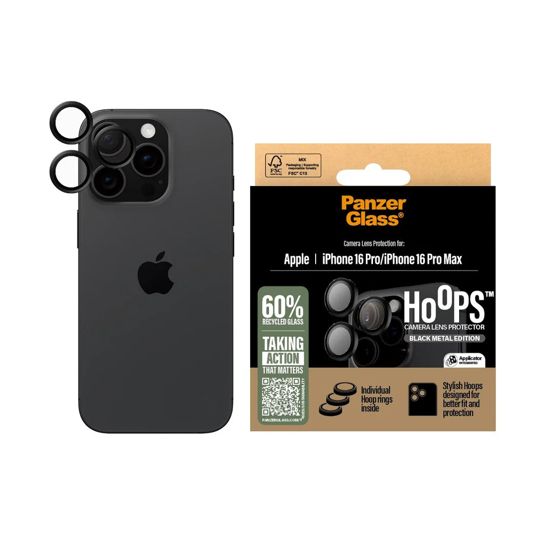 PanzerGlass Hoops Lens Protector for iPhone 16 Series