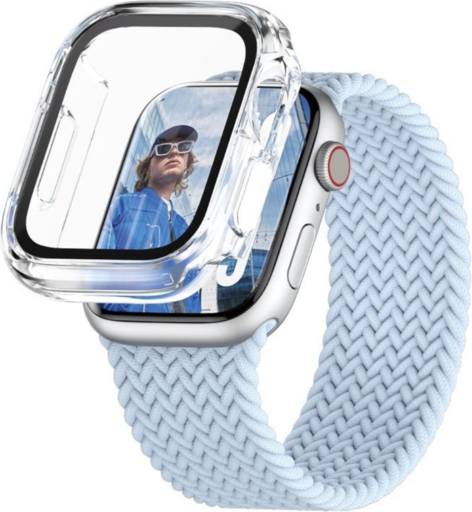 PanzerGlass Screen Protector Snappie Full Body Bulky Transparent Apple Watch