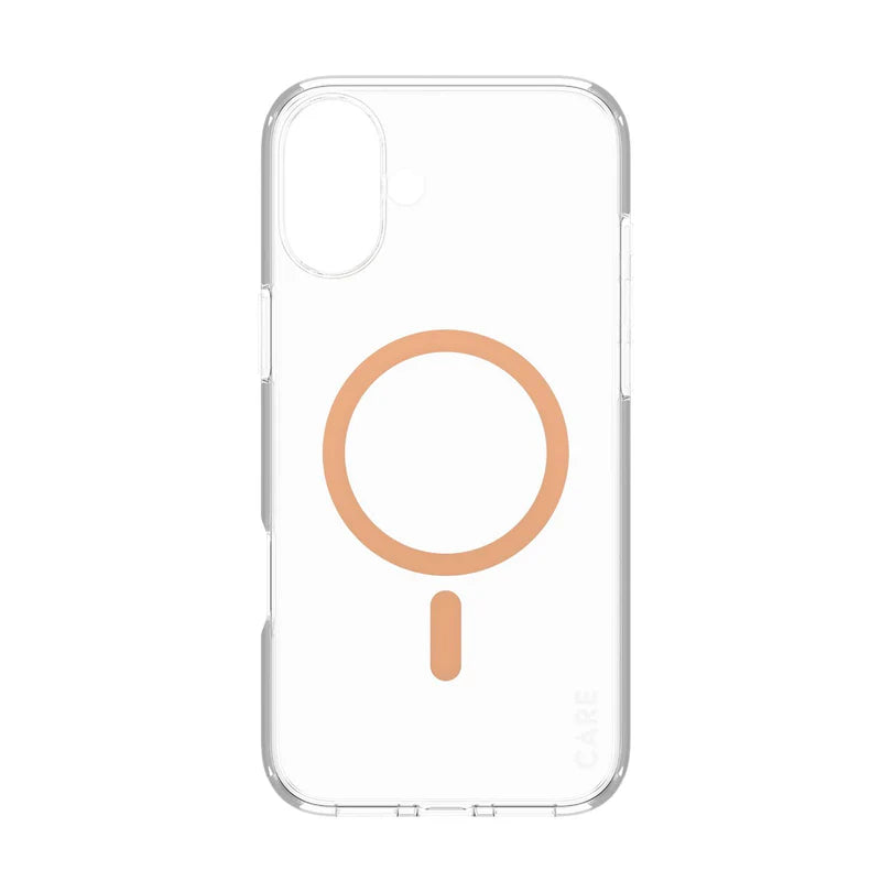 Care Flagship Case Transparent Urban Combat w/ Peachy MagSafe iPhone 16 Series