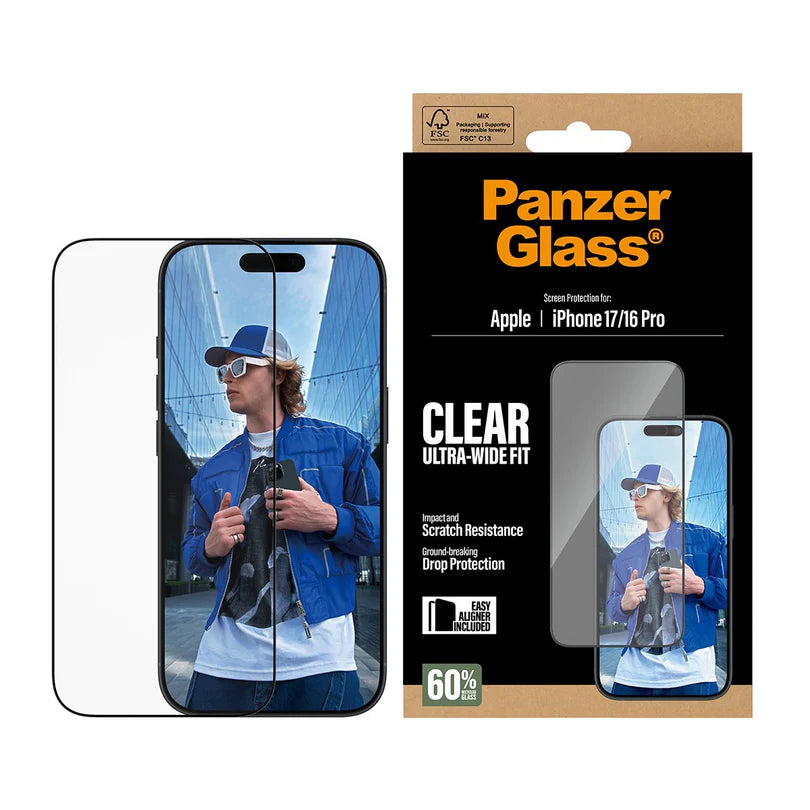 PanzerGlass Screen Protector for iPhone 17 Series & iPhone Air Ultra-Wide Fit