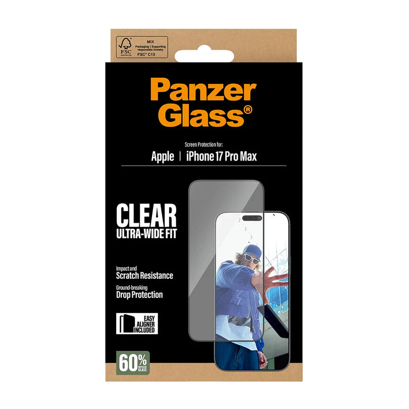 PanzerGlass Screen Protector for iPhone 17 Series & iPhone Air Ultra-Wide Fit