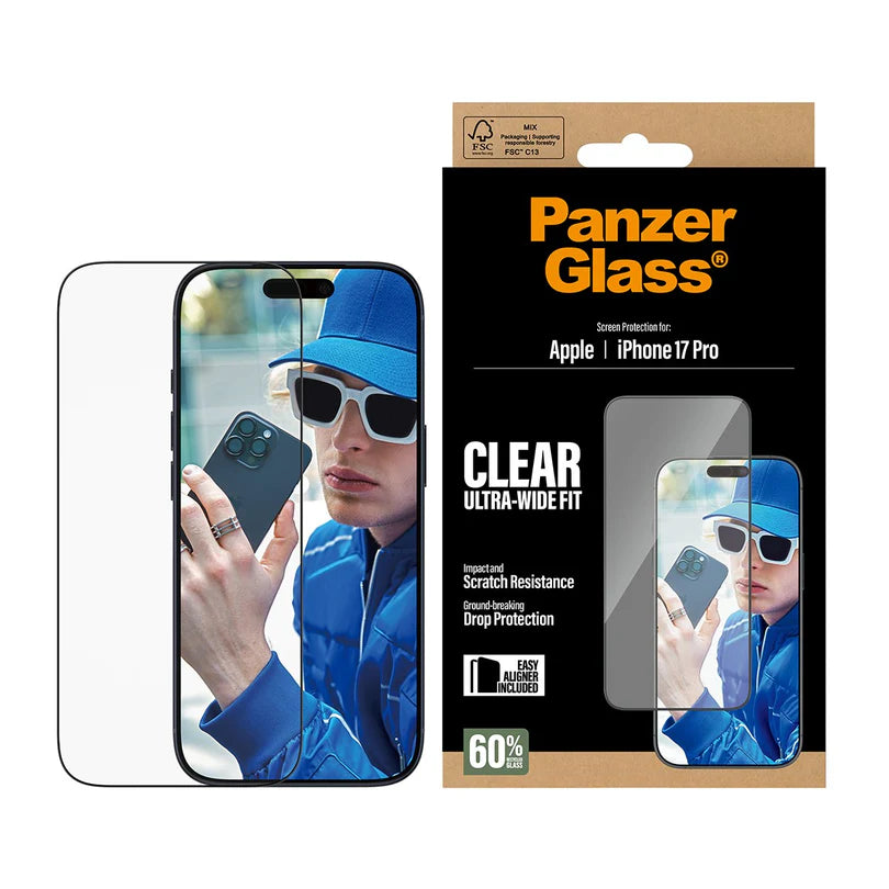 PanzerGlass Screen Protector for iPhone 17 Series & iPhone Air Ultra-Wide Fit
