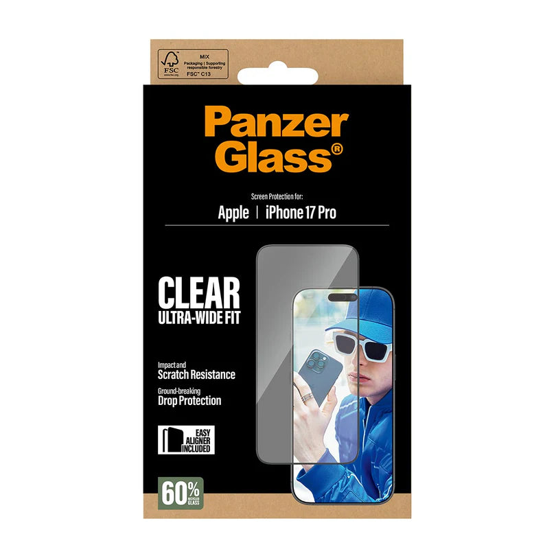 PanzerGlass Screen Protector for iPhone 17 Series & iPhone Air Ultra-Wide Fit