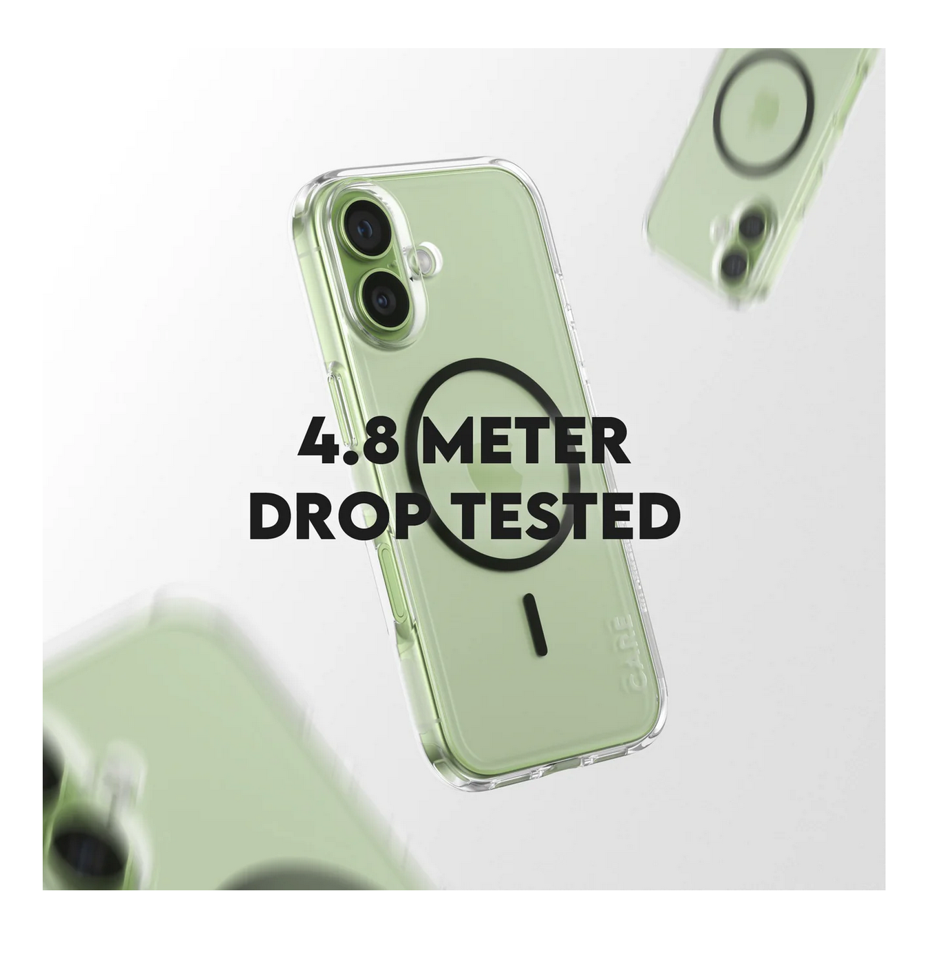 CARE Urban Explorer Case Transparent with Black MagSafe iPhone Air