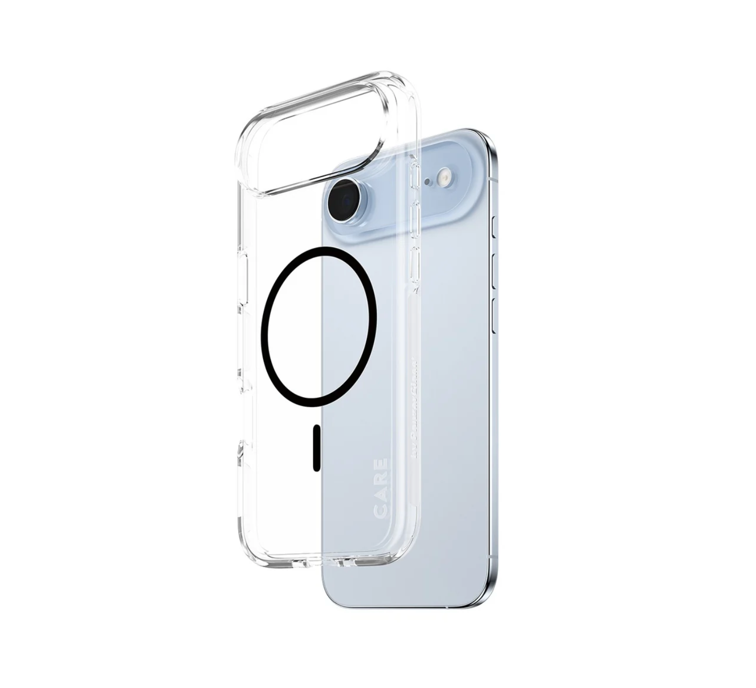 CARE Urban Explorer Case Transparent with Black MagSafe iPhone Air