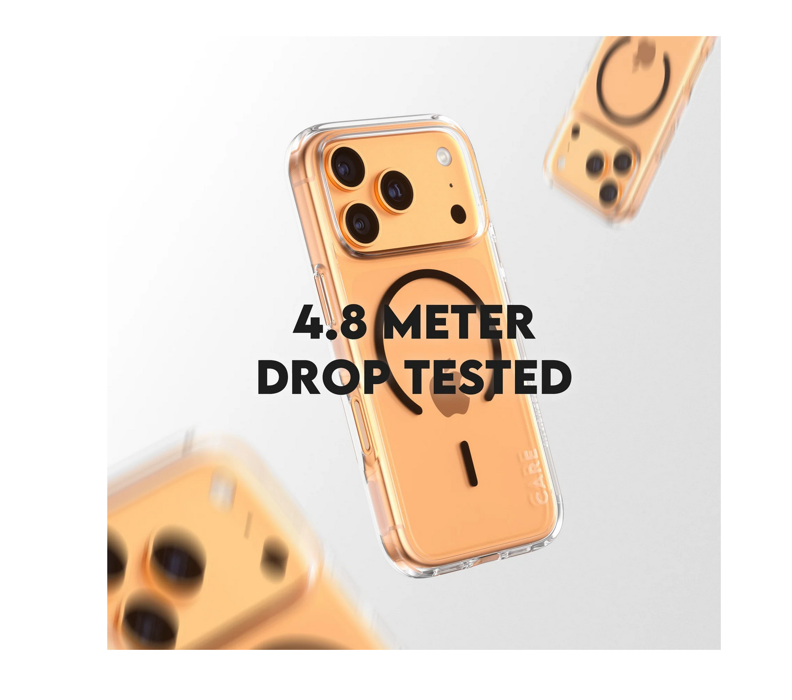 CARE Urban Explorer Case Transparent with Black MagSafe iPhone Air