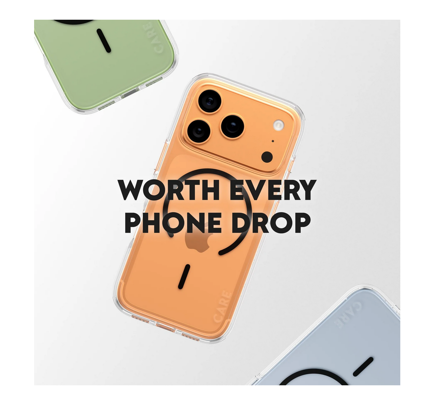 CARE Urban Explorer Case Transparent with Black MagSafe iPhone Air