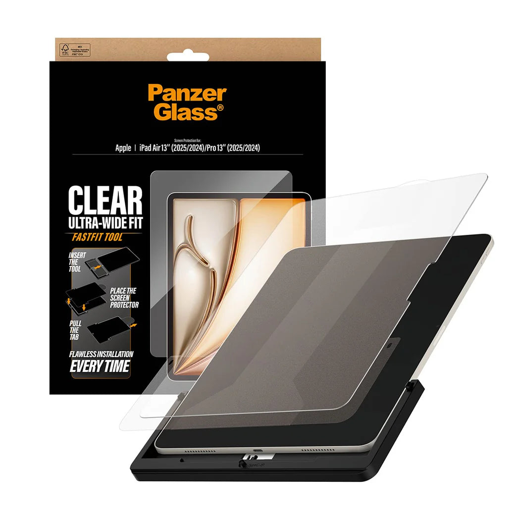 PanzerGlass Screen Protector Ultra-Wide Fit for iPad (2024-2026)