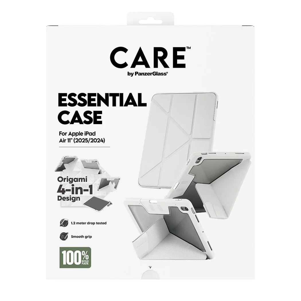 Care TPU Essential Case for iPad (2024-2025) Grey