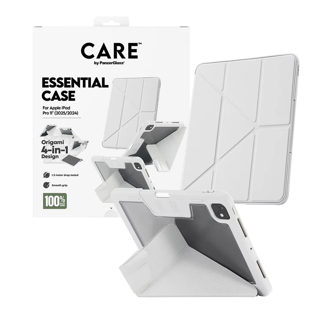 Care TPU Essential Case for iPad (2024-2025) Grey