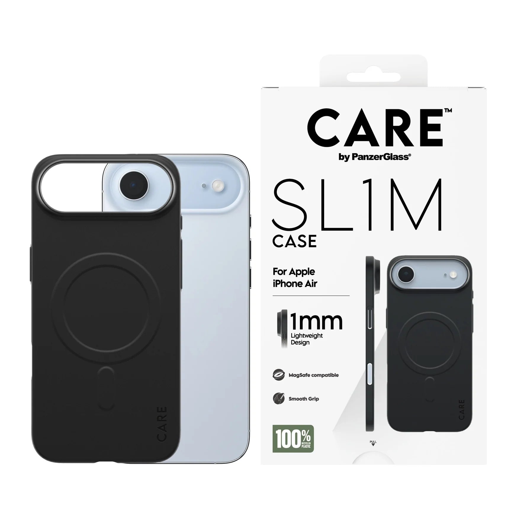 CARE SL1M Case Black with MagSafe for iPhone 17 Series and iPhone Air