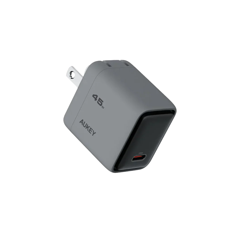 Aukey Wall Charger Comet 45W PD GaN Gray