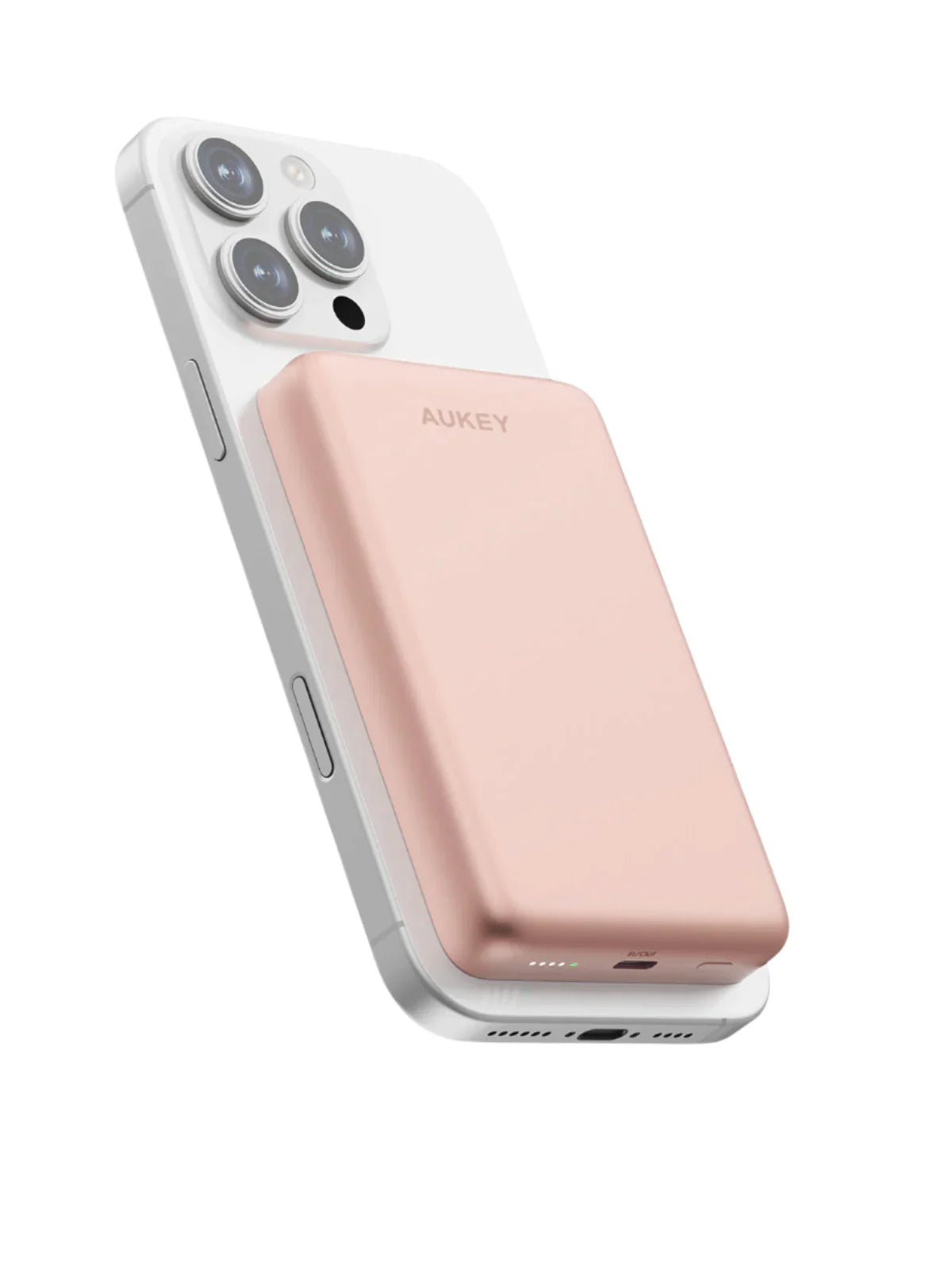 Aukey MagFusion M Qi2 10KmAh Magnetic Wireless PowerBank Mint Blu