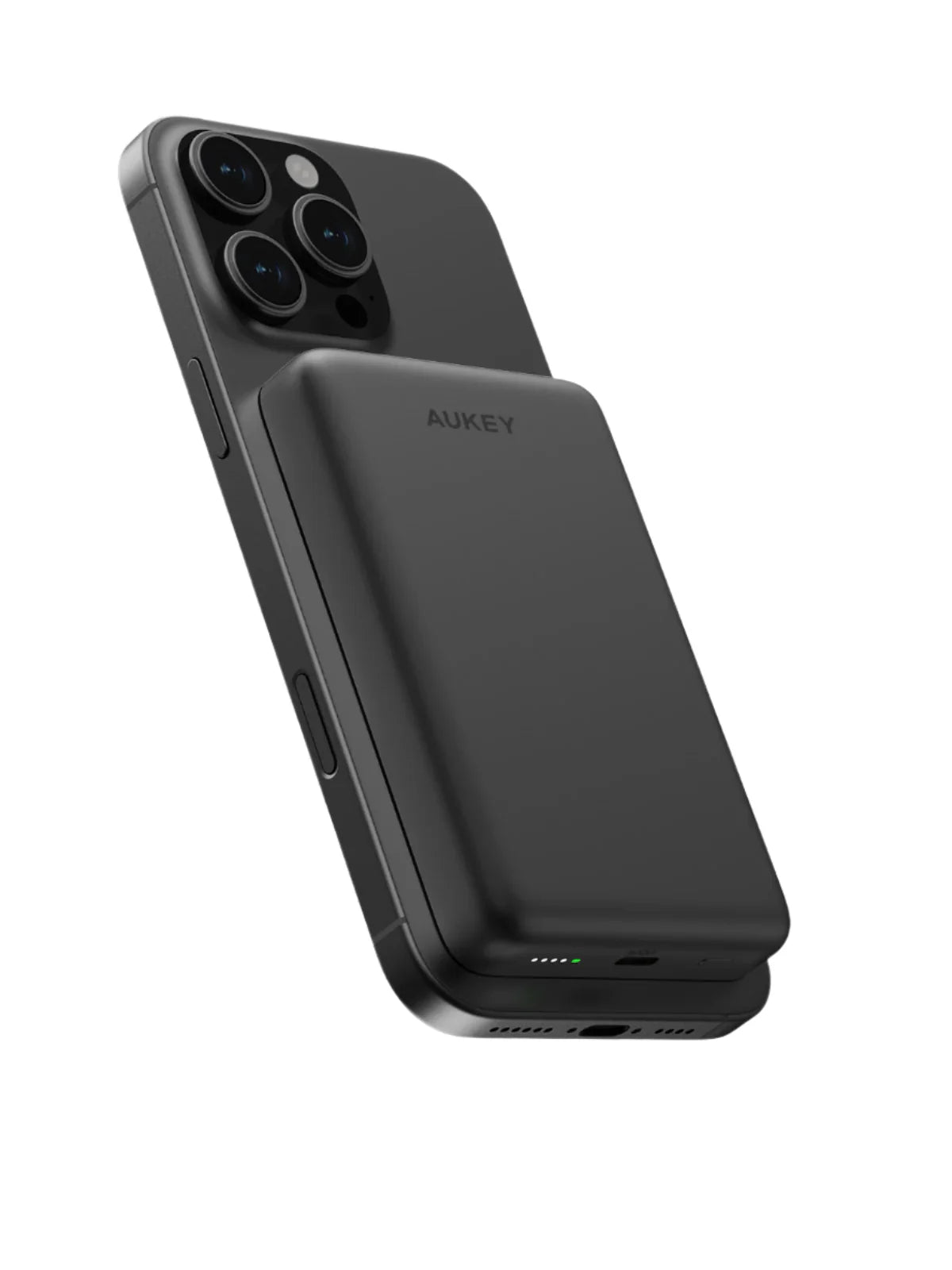 Aukey MagFusion M Qi2 10KmAh Magnetic Wireless PowerBank Mint Blu