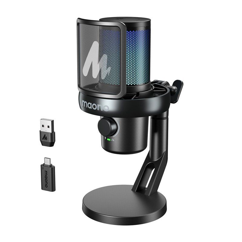 Maono DM40 Pro Wireless Condenser Gaming Desktop Mic