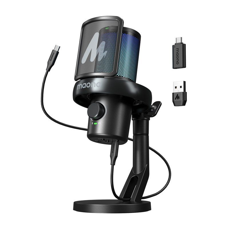 Maono DM40 Pro Wireless Condenser Gaming Desktop Mic