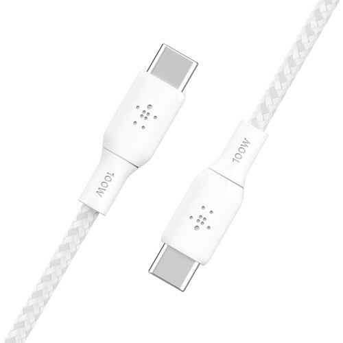 Belkin BoostCharge Braided USB-C to USB-C Cable 2m 100W