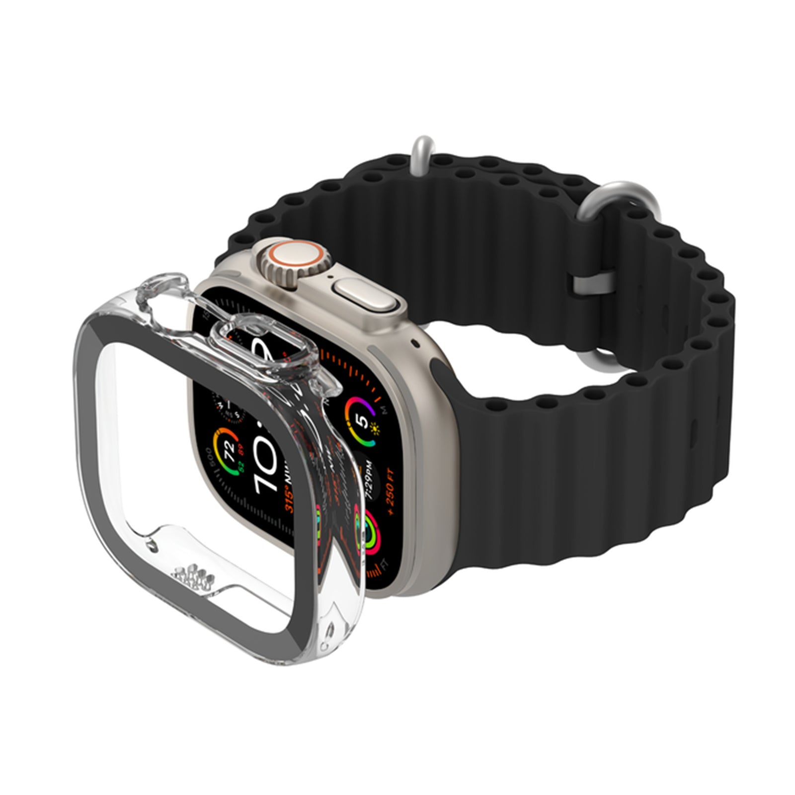 Belkin ScreenForce TemperedCurve 2in1 Screen Pro+Bumper Apple Watch Ultra/Ultra2