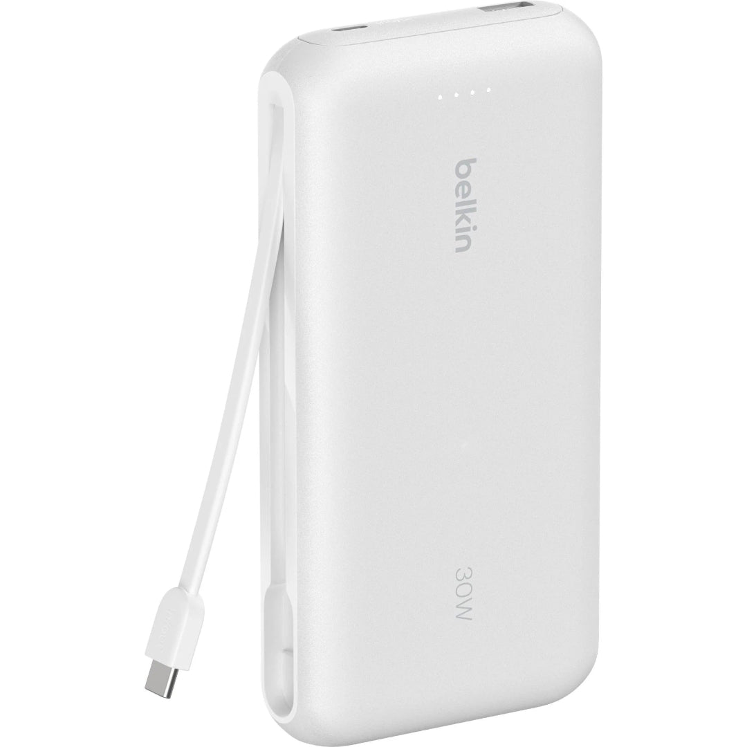 Belkin BoostCharge Power Bank 20Kmah with Integrated Cable