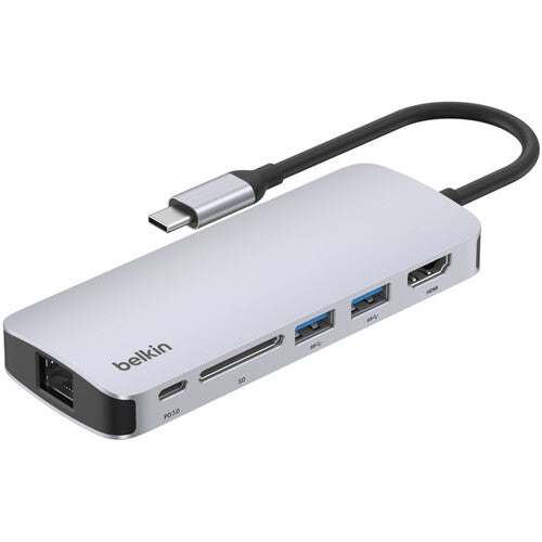 Belkin Adapter USB-C 6-IN-1 Multiport Hub 4K60