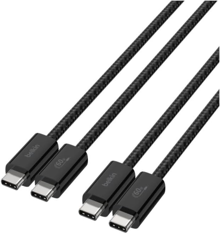 Belkin Braided Soft C to C Cable 1.5m 60W 2.0 2pack