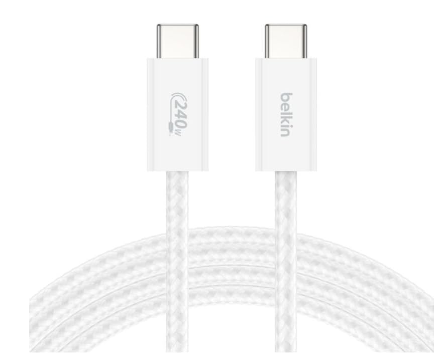 Belkin Braided Soft C to C Cable 1.5m 240W 2.0 2pack