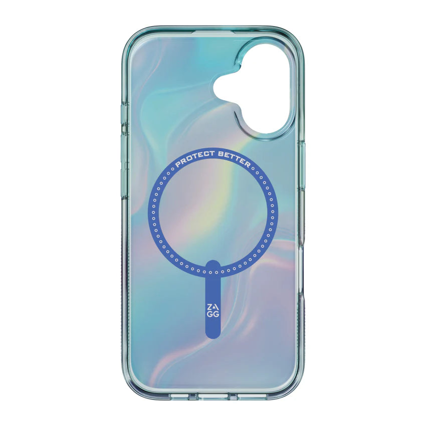 ZAGG Milan Snap Case for iPhone 17 Series and iPhone Air Iridescent Bubble