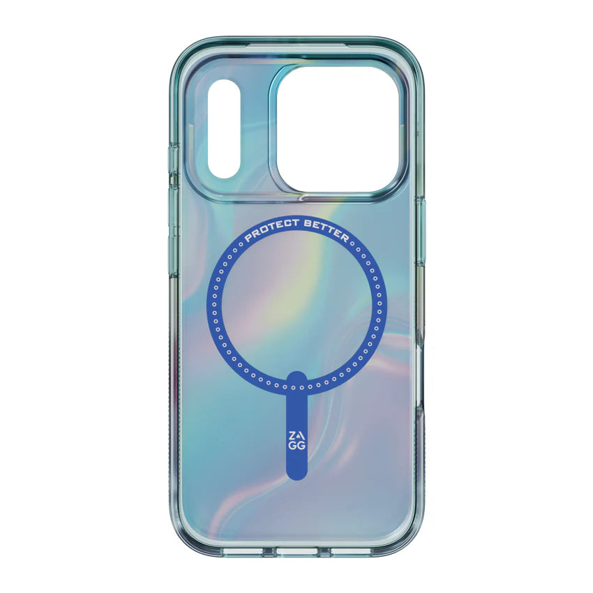 ZAGG Milan Snap Case for iPhone 17 Series and iPhone Air Iridescent Bubble