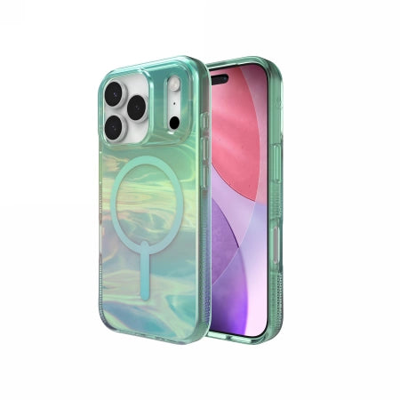 ZAGG Milan Snap Case for iPhone 17 Series and iPhone Air Iridescent Oil Slick
