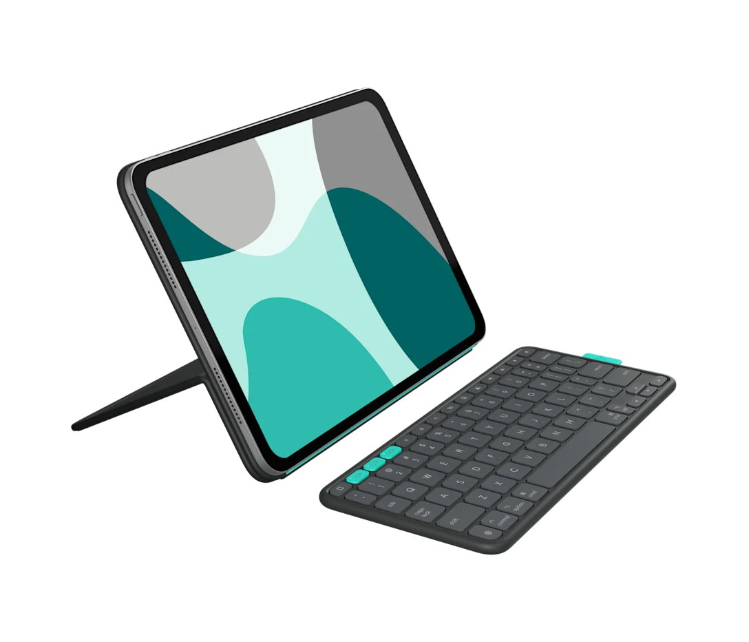 Logitech FlipFolio for iPad Pro (M4), iPad Air (M2, M3) Graphite