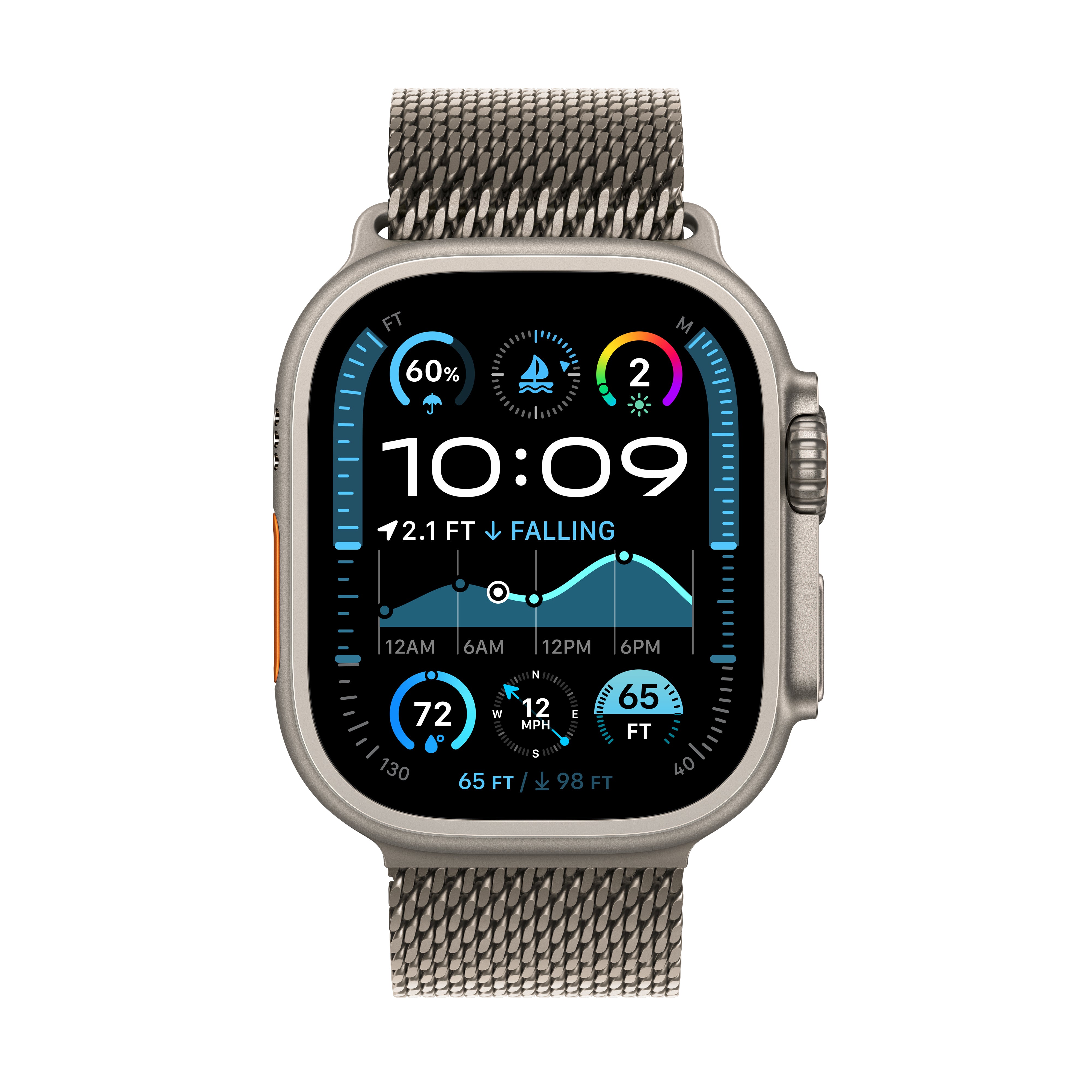 Apple Watch Ultra 2 (2024) GPS + Cellular Milanese Loop 49mm