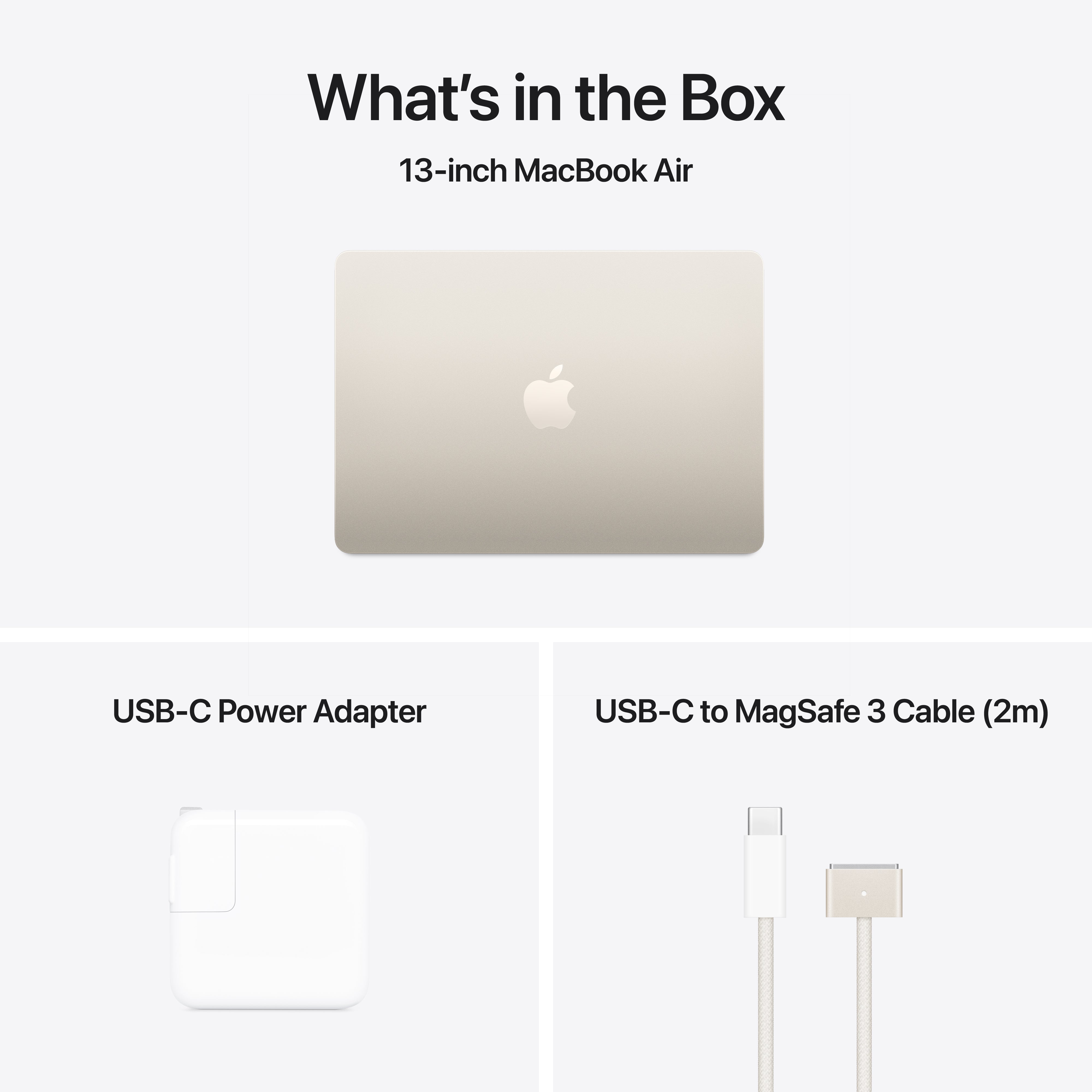 13-inch MacBook Air: Apple M4 chip with 10-core CPU and 10-core GPU (2025)