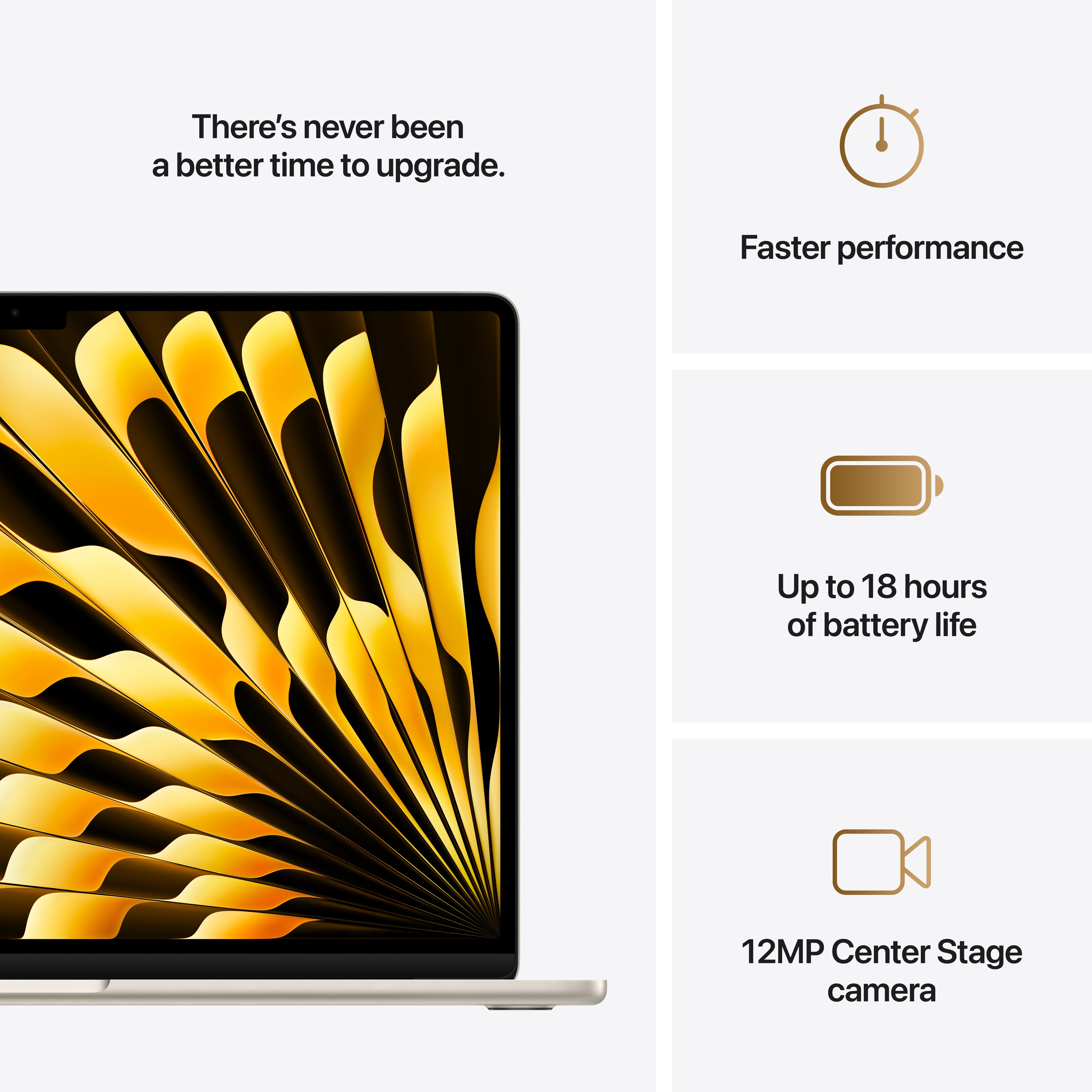 15-inch MacBook Air: Apple M4 chip with 10-core CPU and 10-core GPU (2025)