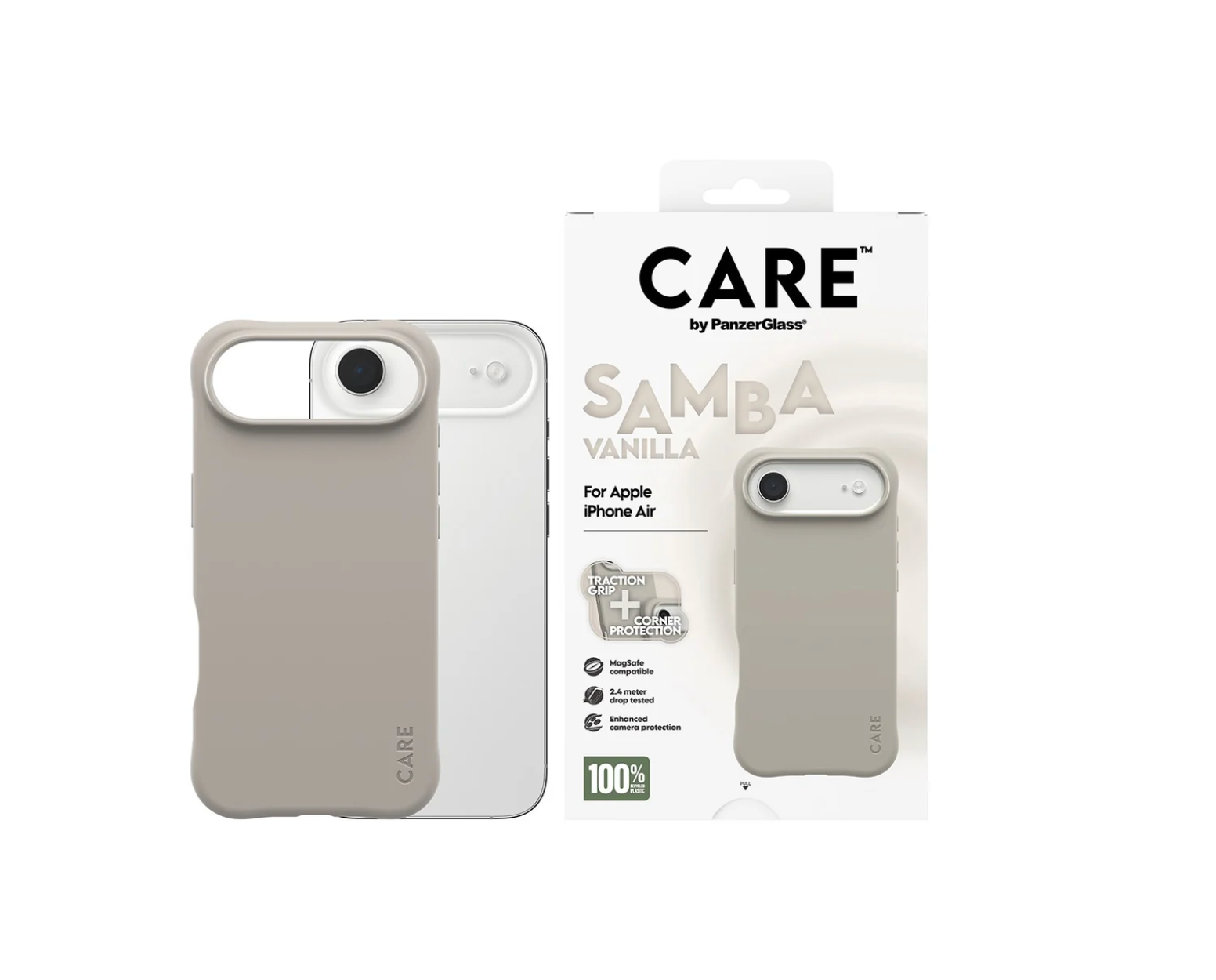 CARE Samba Case Vanilla with MagSafe for iPhone 17 Series and iPhone Air