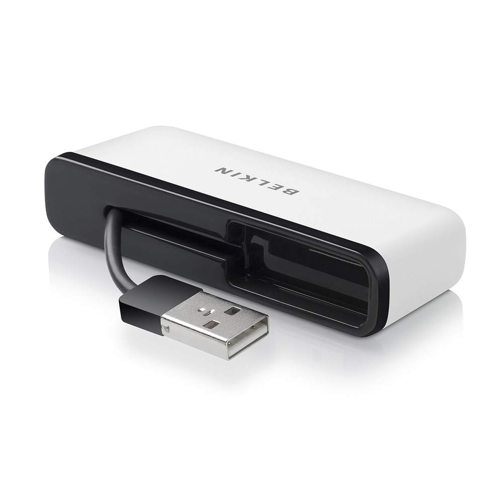 Belkin Adapter 4-Port Travel Hub, USB 2.0