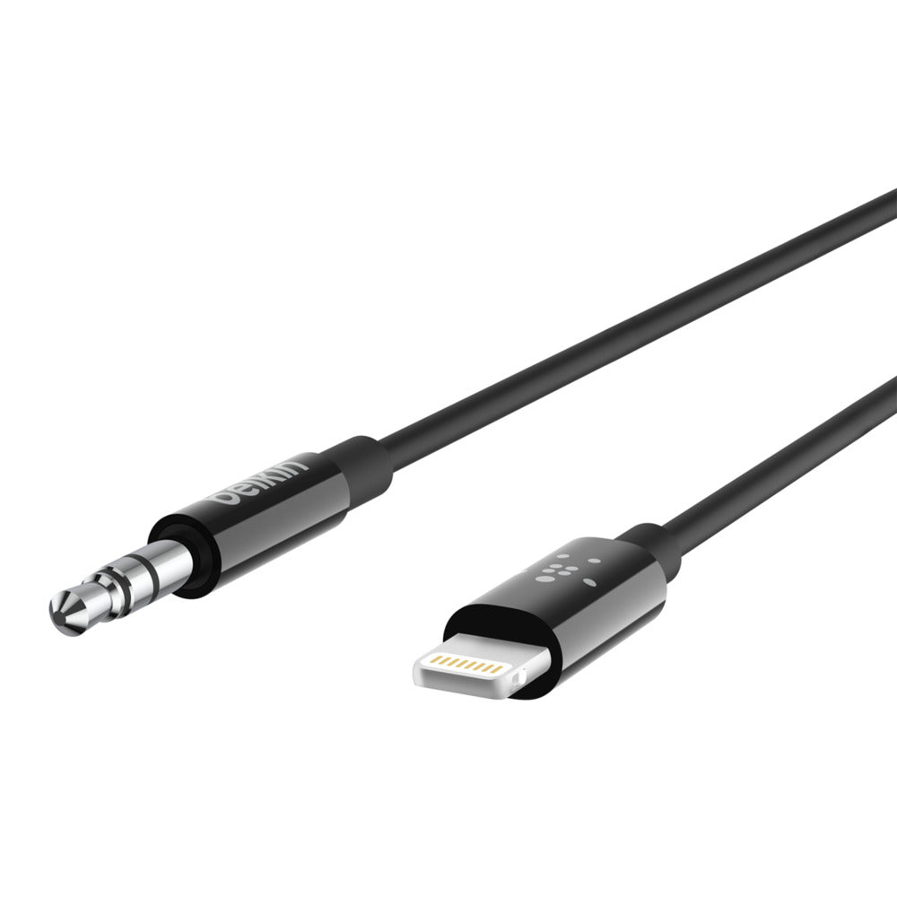 Belkin Lightning to 3.5mm Cable Black