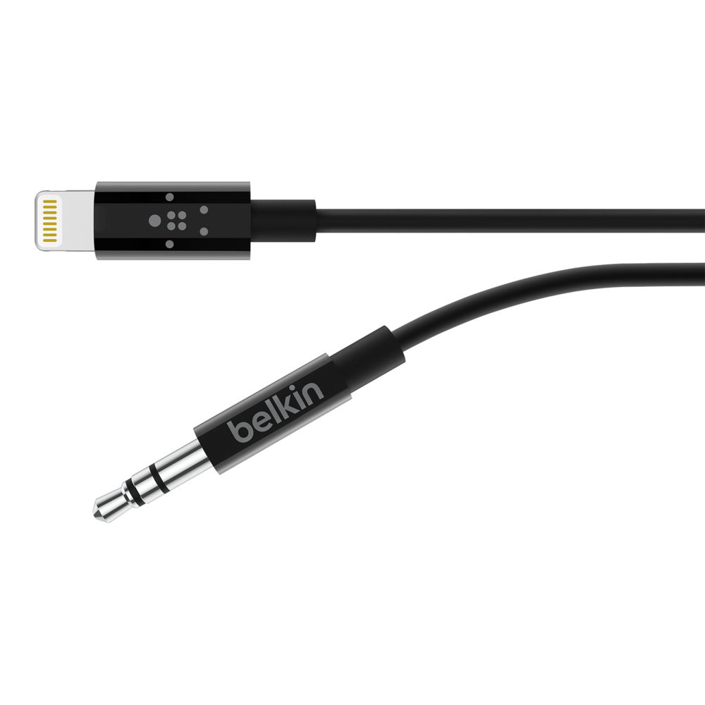 Belkin Lightning to 3.5mm Cable Black